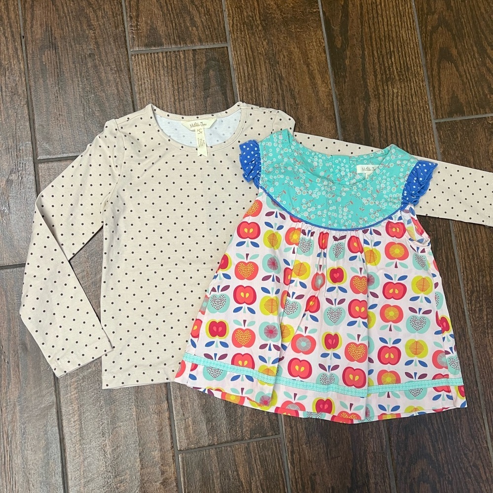 Matilda Jane Tops size 6 set of 2 - Picture 2 of 7